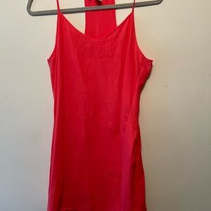 Women's Red Sleeveless Top